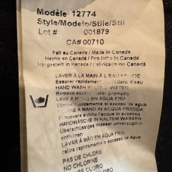 Joseph Ribkoff Black Gray Leaf Print Belted Sheath Dress Women Size 6 - Picture 10 of 14